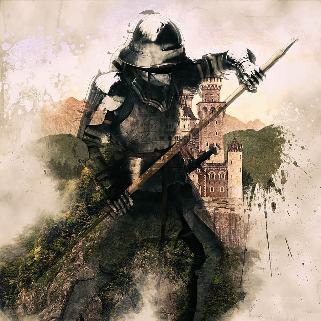 medieval, knight, armor